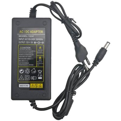 Блок питания импульсный 12,0V,  5,0A, 2,5х5,5 мм