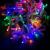 Гирлянда бахрома, уличная, 4,0м/0,3-0,5м, 80LED, RGB, Б.П. LX-32