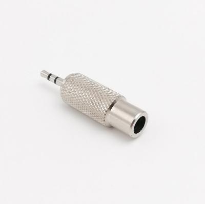 Переходник шт.2,5 стерео - гн.RCA металл