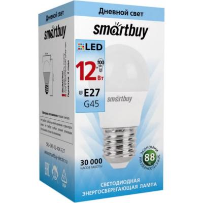 LED лампа G45/12W/4000/E27, Smartbuy