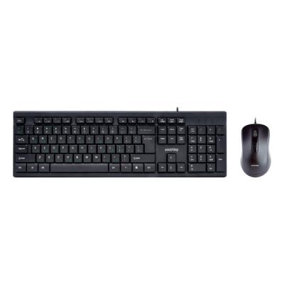 Комплект клавиатура+мышь Smartbuy ONE 114282, проводной, черный, SBC-114282-K