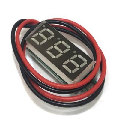 Вольтметр встраеваемый (DC 2,5-30V), зеленый