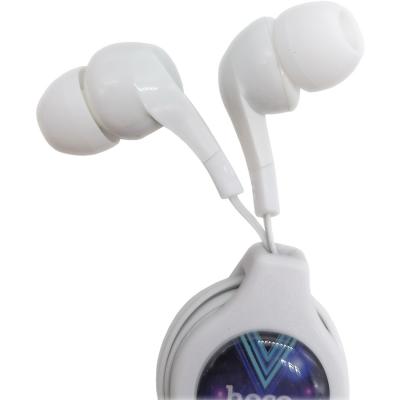 Наушники HOCO M68 Easy clip, с катушкой, белый