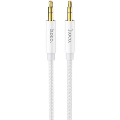 Jack 3,5mm - Jack 3,5mm 2,0м stereo HOCO UPA19 Series, серебро