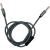Jack 3,5mm - Jack 3,5mm 1,0м stereo HOCO UPA04 Series (with Mic), т.серый