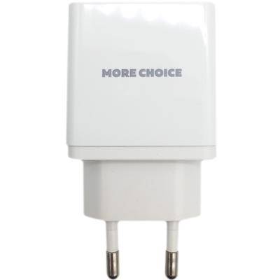 СЗУ More choice NC44m Капитан скорость, 2USB 2.4A для micro USB, белый