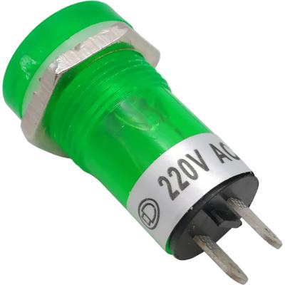 Индикатор 220в. 18мм. зелёный