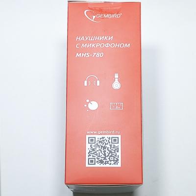 Наушники-гарнитура Gembird MHS-780, белые