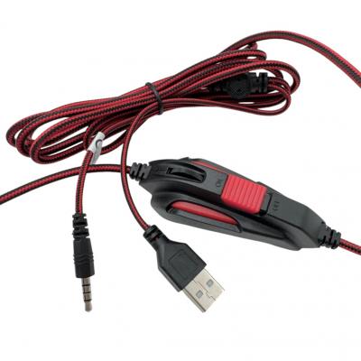 Игровая гарнитура DEFENDER Quake LED, 40мм, RGB, черный