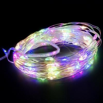 Гирлянда провол. 10м, 1000LED, РОСА RGB LX-196