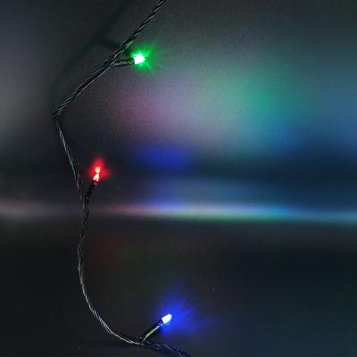 Гирлянда нитевая, 8м, 70LED, RGB, пуля, Ч.П. LX-77