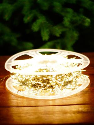 Гирлянда провол. 50м, 1500LED, РОСА / МИШУРА З.П. т.бел. LX-514