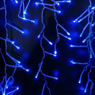 Гирлянда дождь, 3,0м/0,6м, LED, HQ син. П.П. HL-48