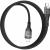 Кабель Type C - Lightning 8pin, 1,2м, HOCO U115 Transparent, 3.0A PD 20W, черный