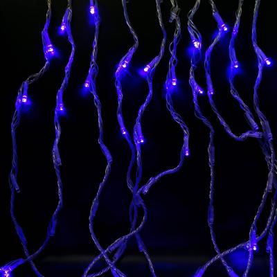 Гирлянда водопад, 3,0м/3,0м, 320LED, син. П.П. LX-172