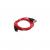 Кабель USB - micro USB, 1,0м, HOCO X21 Plus Silicone 2.4A, черный/красный