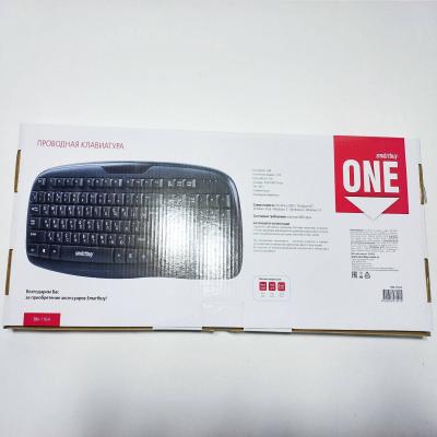 Клавиатура проводная Smartbuy ONE 116 черная, USB, SBK-116-K