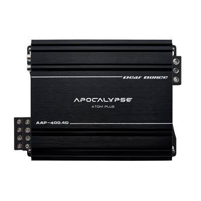Автоусилитель Apocalypse AAP-400.4D ATOM PLUS, 1Ом/4*430Вт, 2Ом/4*265Вт, 4Ом/4*140Вт**