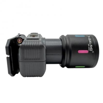 Фонарь налобный KX-1832, Laser LED, ZOOM, встр. акб, Type-C