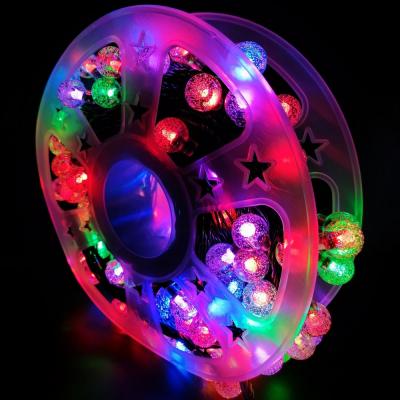 Гирлянда катушка, 35м, 150LED, прозр./Шары RGB, Ч.П. LX-369