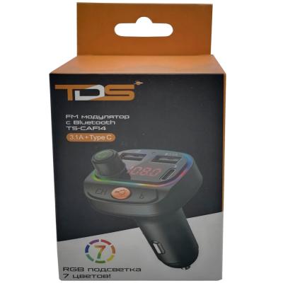 FM модулятор Орбита TDS TS-CAF14 RGB (Bluetooth) 