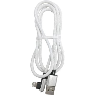 Кабель USB - Lightning 8pin, 1,0м, Smartbuy, FLOW 3D L-TYPE, 2A, белый (iK-512FLL white)***