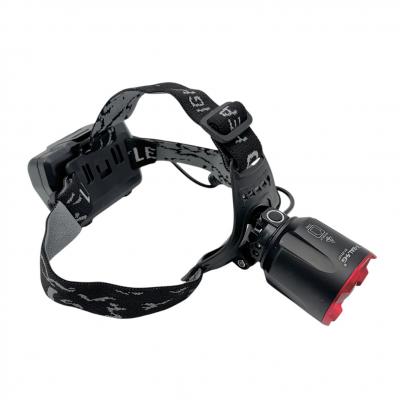 Фонарь налобный SY-2310T, Laser LED, ZOOM, 3*18650, Type-C