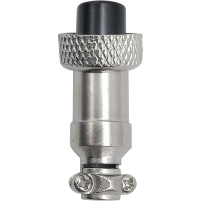 MIC12 (GX12) гнездо 4pin, на кабель (5А, 125В) /453404/