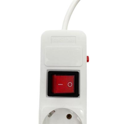 Сетевой фильтр SmartBuy 16A, 3500Вт, 3 розетки, 5,0м, белый (SBSP-3-50-W)