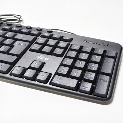 Клавиатура проводная RITMIX RKB-141, USB, черный