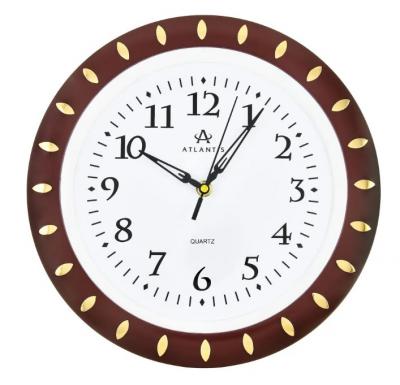 Часы настенные Atlantis GD-8520 коричневый (brown)
