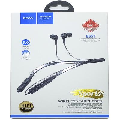 Беспроводные наушники HOCO ES51 Era, Bluetooth, спортивная, черный