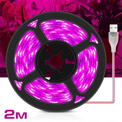 LED лента OG-LDL37 (2м, IP65, USB) ФИТО