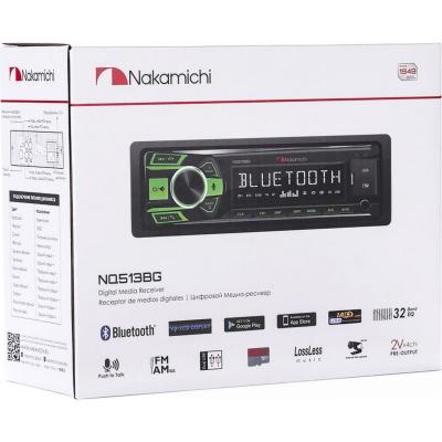 Автомагнитола Nakamichi NQ513BG 1DIN,Bluetooth, 4*50Вт