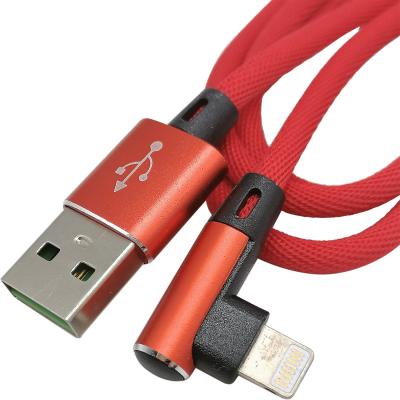 Кабель USB - Lightning 8pin, 1,0м, Smartbuy, FLOW 3D L-TYPE, 2A, красный (iK-512FLL red)***