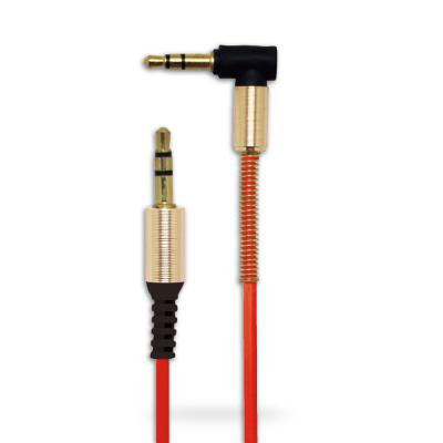 Jack 3,5mm - Jack 3,5mm 1,0м stereo Belsis BS3011, угловой, красный