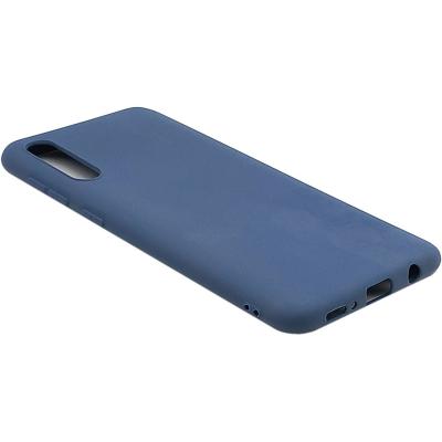 Чехол-накладка Galaxy A50/A30S/A50S (2019), More choice Silicone MATTE (Dark Blue)