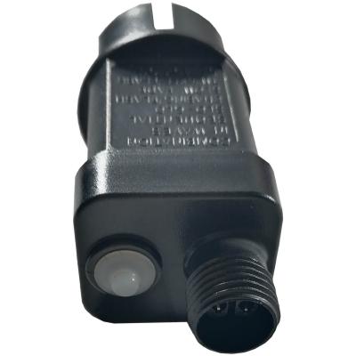 Гирлянда нитевая, уличная, 50м, 400LED, RGB, капля на тройном проводе (зел), IP44, LX-130