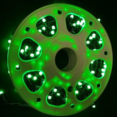 Гирлянда катушка, 50м, 240LED, 8mm, матовый, зел. LX-91