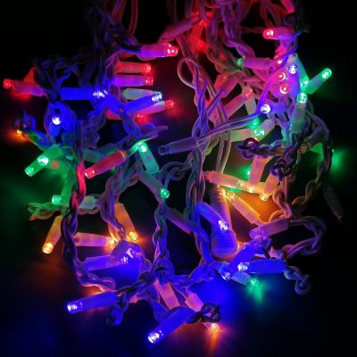 Гирлянда бахрома, уличная, 4,0м/0,3-0,5м, 80LED, RGB, Б.П. LX-32