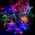 Гирлянда бахрома, уличная, 4,0м/0,3-0,5м, 80LED, RGB, Б.П. LX-32
