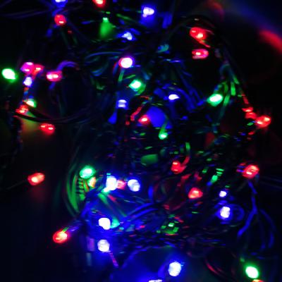 Гирлянда бахрома, уличная, 3,0м/0,3-0,5м, 80LED, RGB, Ч.П. LX-387/388