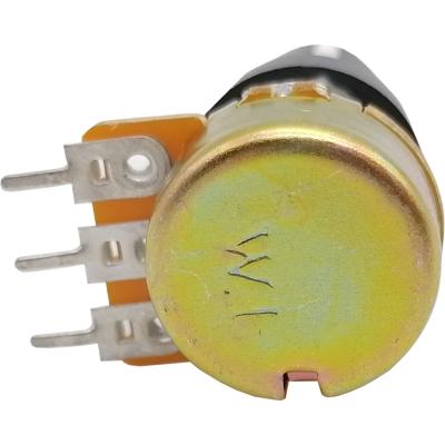 Резистор переменный 3pin, 50K, WH148 с ручкой 