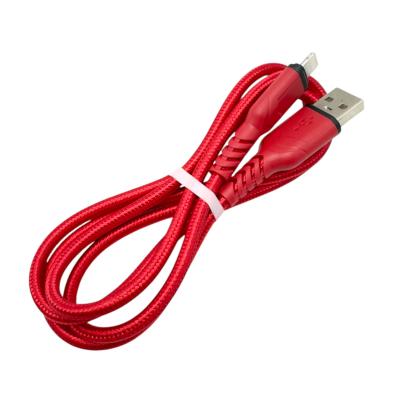 Кабель USB - Lightning 8pin, 1,0м, HOCO X59 Victory, нейлон, красный