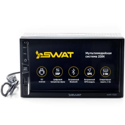Автомагнитола 2DIN SWAT AHR-7020, 7" 4*50, DSP, MP3, USB, BT, NAVI, Android 8.1