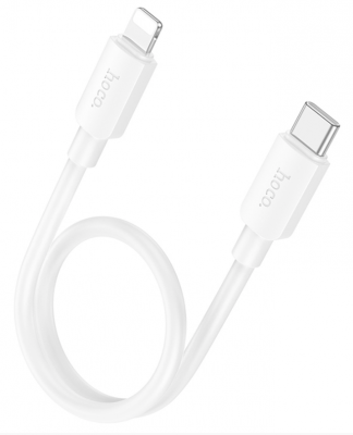 Кабель Type C - Lightning 8pin, 0,25м, HOCO X96, 3.0A PD, белый 