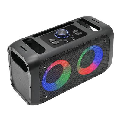 Активная колонка PERFEO DUAL RING 3, LED, FM, USB/TF, AUX, TWS, BT, 10Вт***