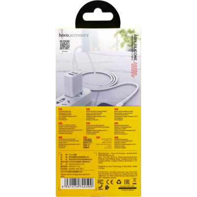 Кабель USB - Lightning 8pin, 1,0м, HOCO X58 Airy, белый