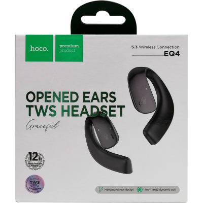 Беспроводные наушники HOCO EQ4 Graceful, bluetooth, в кейсе, черный