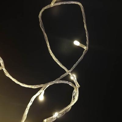 Гирлянда нитевая, 30м, 200LED, т.бел. матовый диод, П.П. LX-104